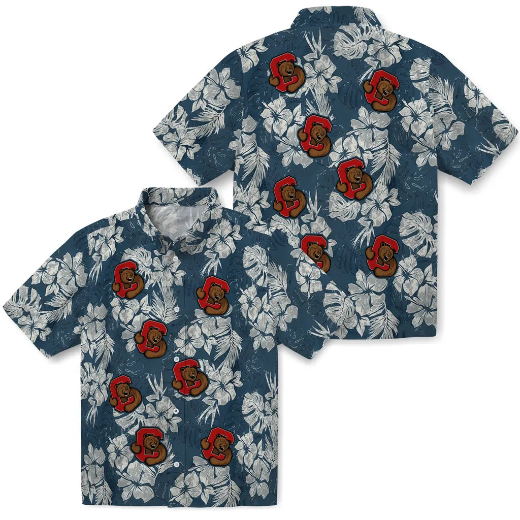 Cornell Big Red Hawaiian Shirt - Hibiscus Flowers | Moonbestprint