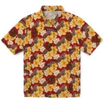 Cornell Big Red Hawaiian Shirt - Hibiscus Tropics | Moonbestprint