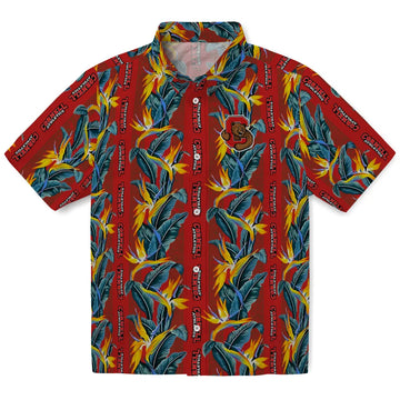 Cornell Big Red Hawaiian Shirt - Paradise Vines | Moonbestprint