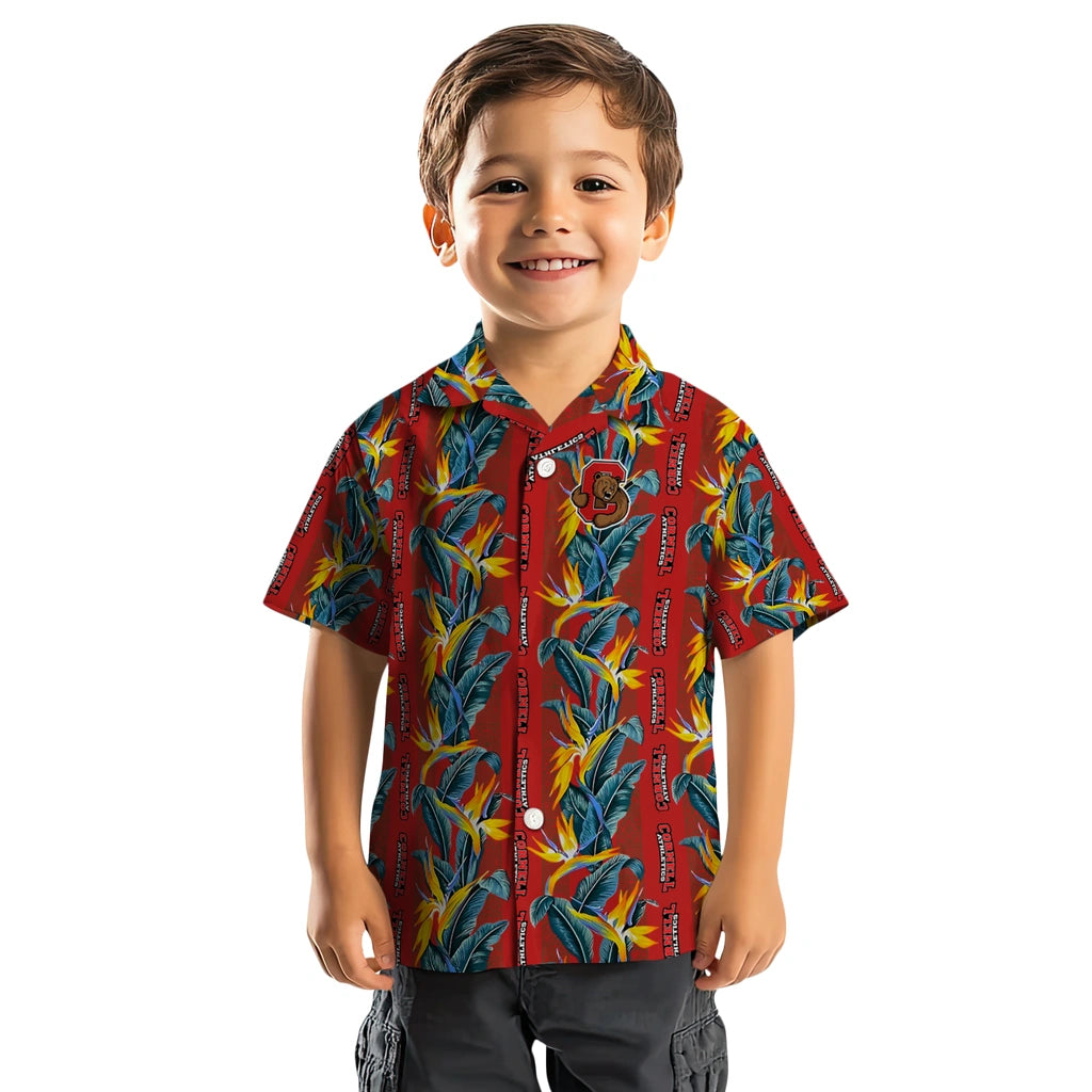 Cornell Big Red Hawaiian Shirt - Paradise Vines | Moonbestprint