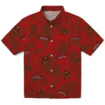 Cornell Big Red Hawaiian Shirt - Turtle Lines | Moonbestprint