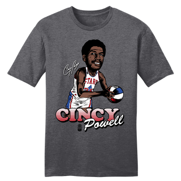 Official Cincy Powell ABA Player Tee