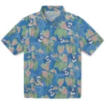 Creighton Bluejays Hawaiian Shirt - Anthurium Overlay | Moonbestprint
