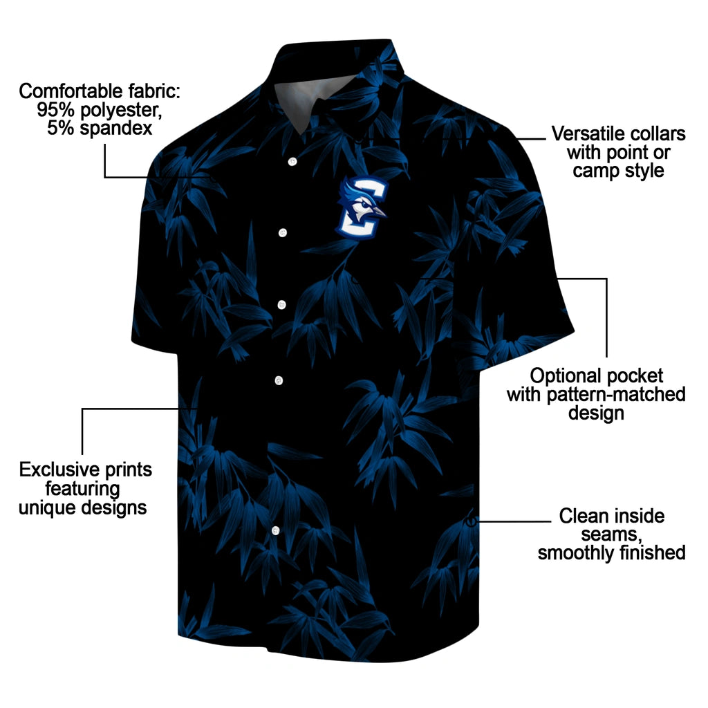 Creighton Bluejays Hawaiian Shirt - Bamboo Branches | Moonbestprint