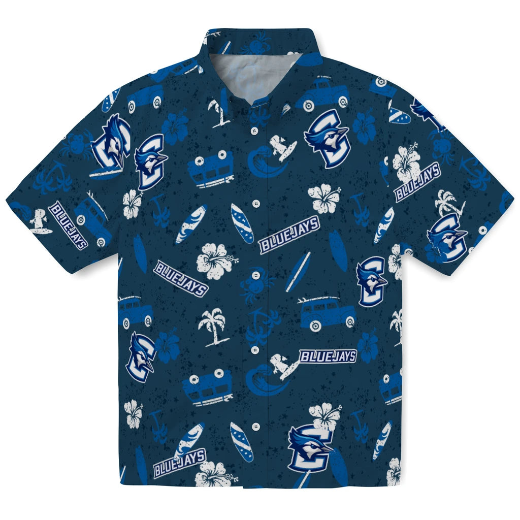 Creighton Bluejays Hawaiian Shirt - Beach Vibe | Moonbestprint