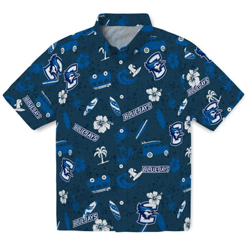 Creighton Bluejays Hawaiian Shirt - Beach Vibe | Moonbestprint