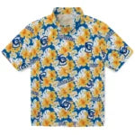 Creighton Bluejays Hawaiian Shirt - Hibiscus Tropics | Moonbestprint