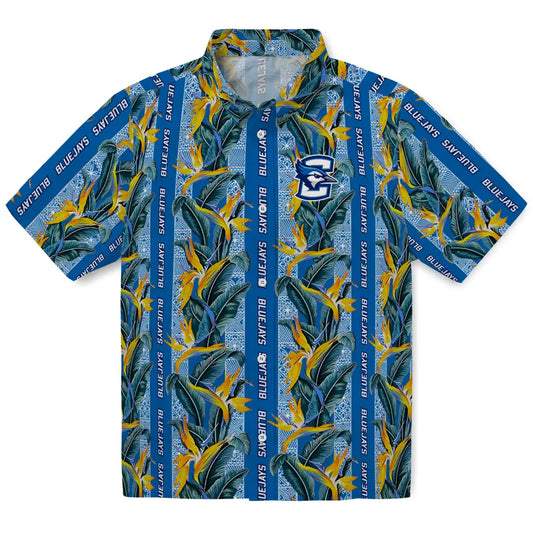 Creighton Bluejays Hawaiian Shirt - Paradise Vines | Moonbestprint