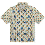 Creighton Bluejays Hawaiian Shirt - Pineapple Delight | Moonbestprint