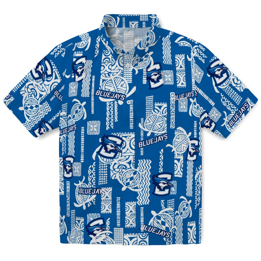 Creighton Bluejays Hawaiian Shirt - Turtle Lines | Moonbestprint