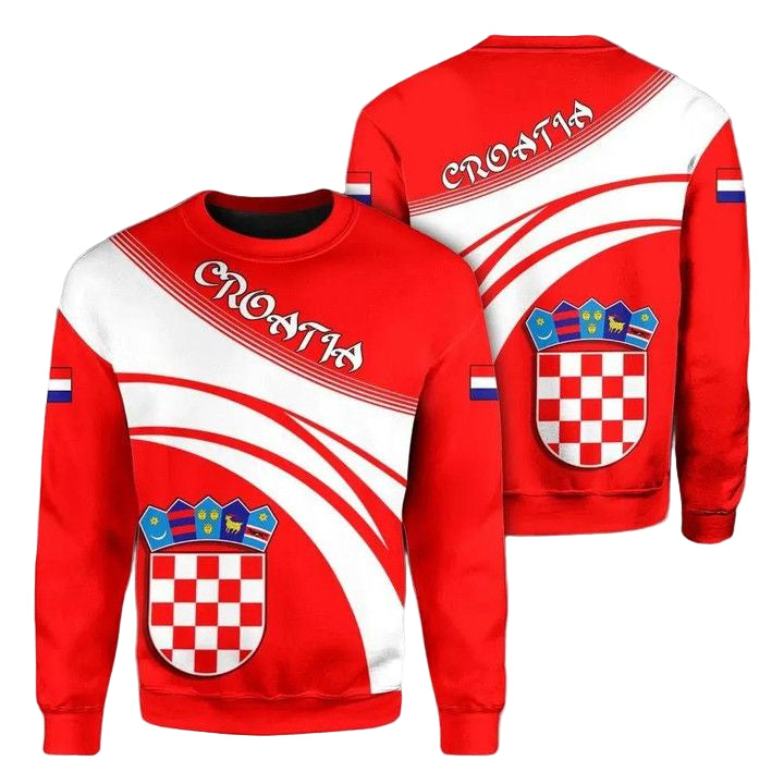 Croatia Coat Of Arms Sweater Cricket Style J5W ? Usalast