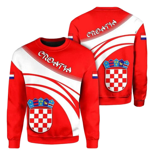 Croatia Coat Of Arms Sweater Cricket Style J5W ? Usalast