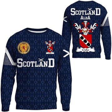 Croke Or Crook Family Crest Sweater Scottish Home ? 1991 Style A7 ? Usalast