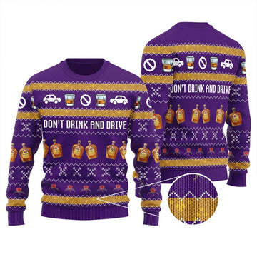 Crown Royal Don't Drink And Drive Ugly Sweater – Moonbestprint