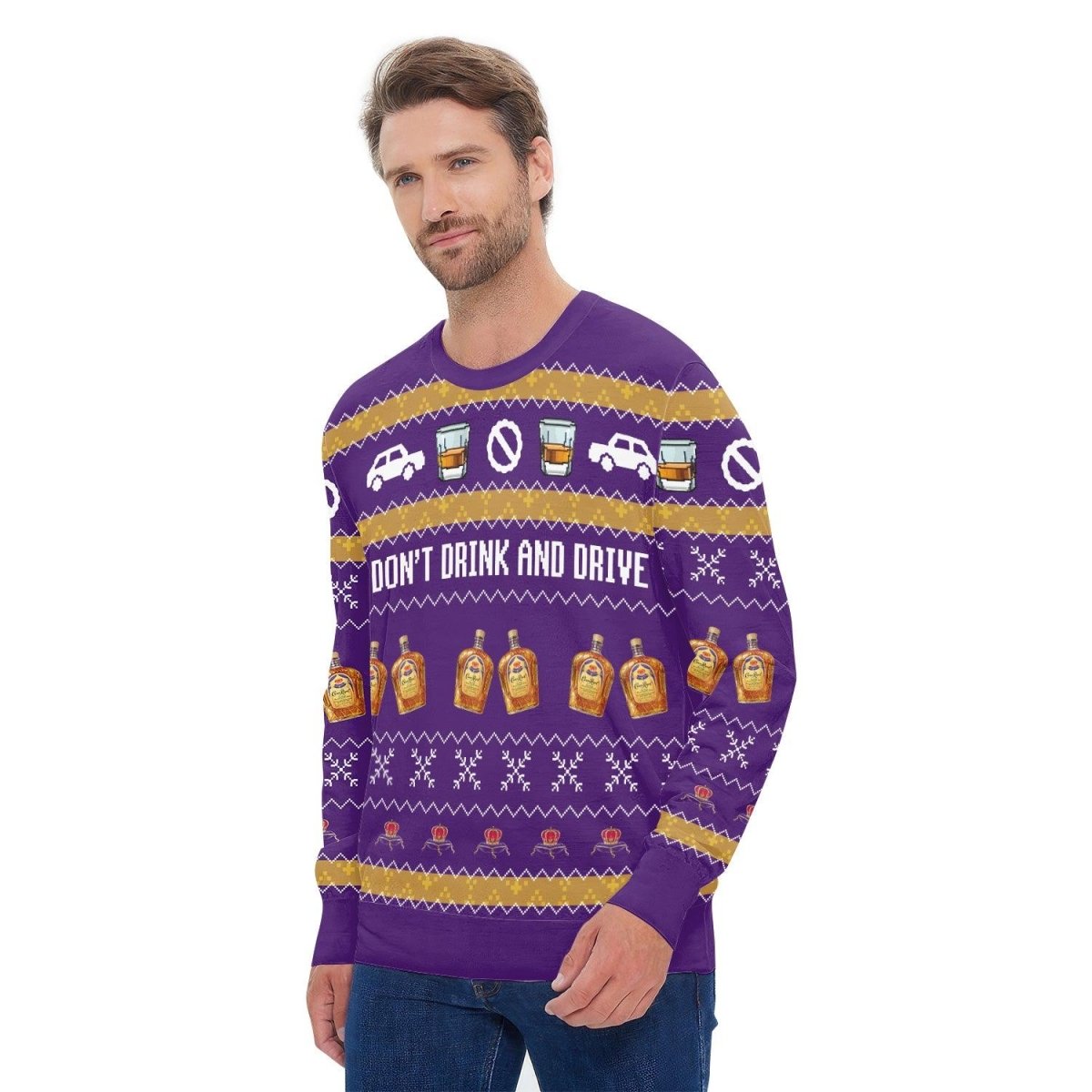 Crown Royal Don't Drink And Drive Ugly Sweater – Moonbestprint