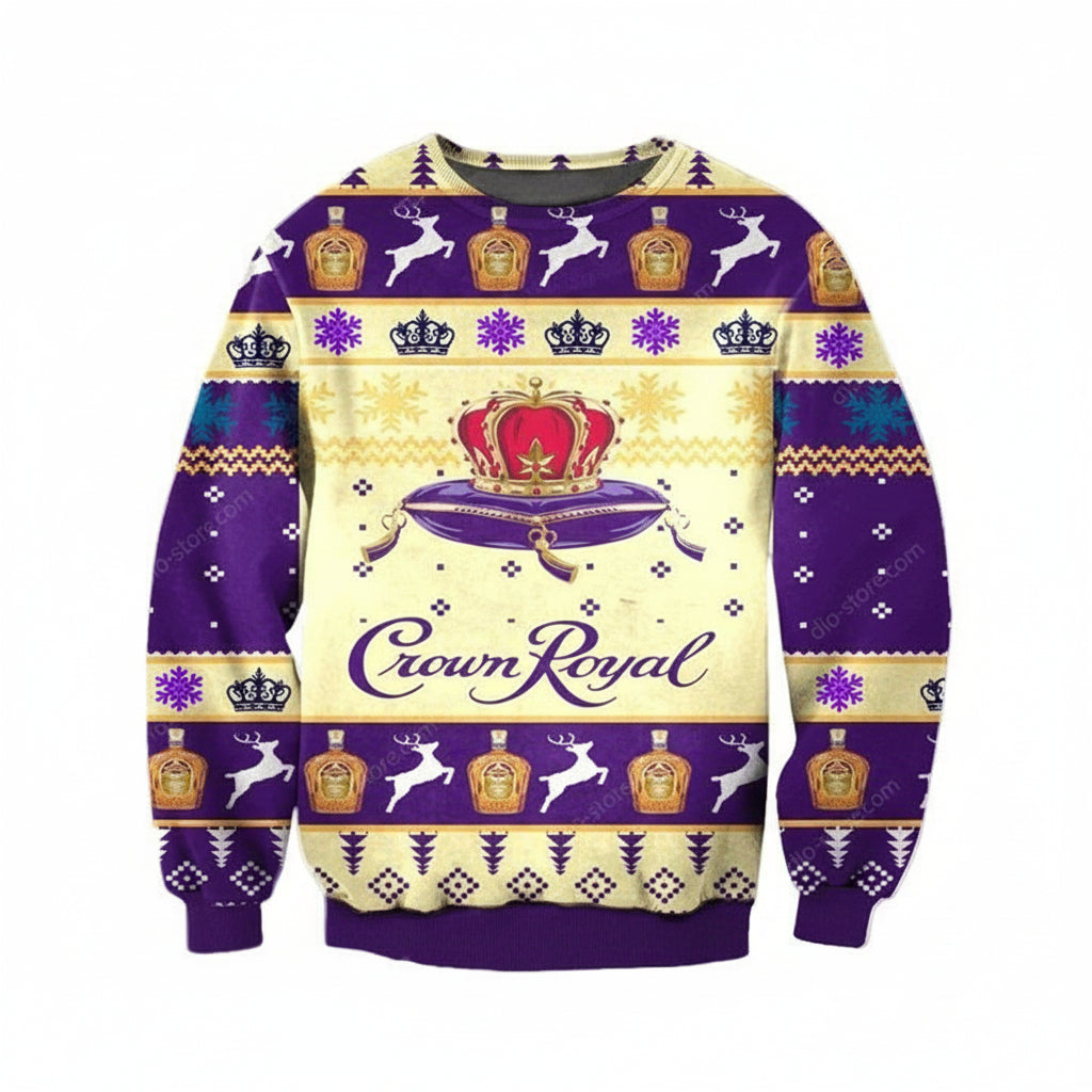 Crown Royal Navy Ugly Christmas Sweater 2022 ? Usalast