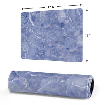 Crushed Blue Gaming Mouse Pad Moonbestprint