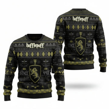 Custom Name Harry Potter Hufflepuff Ugly Sweater ? Usalast