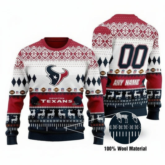 Custom Name Number Nfl Indianapolis Colts Playing Field Ugly Christmas Sweater ? Usalast