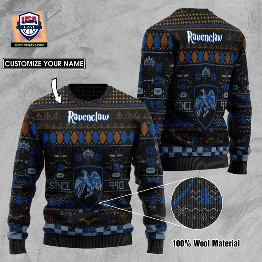 Custom Name Ravenclaw Harry Potter Ugly Sweater ? Usalast