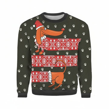 Dachshund Believe All Over Print 3d Ugly Christmas Sweater ? Usalast
