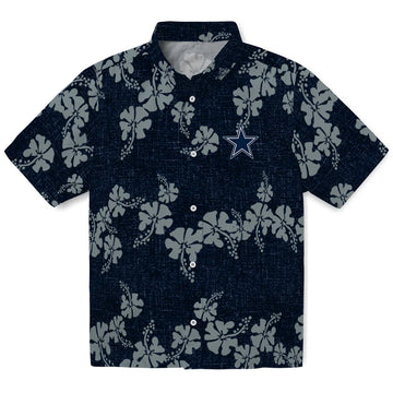 Dallas Cowboys Hawaiian Shirt - 50th State Flower | Moonbestprint