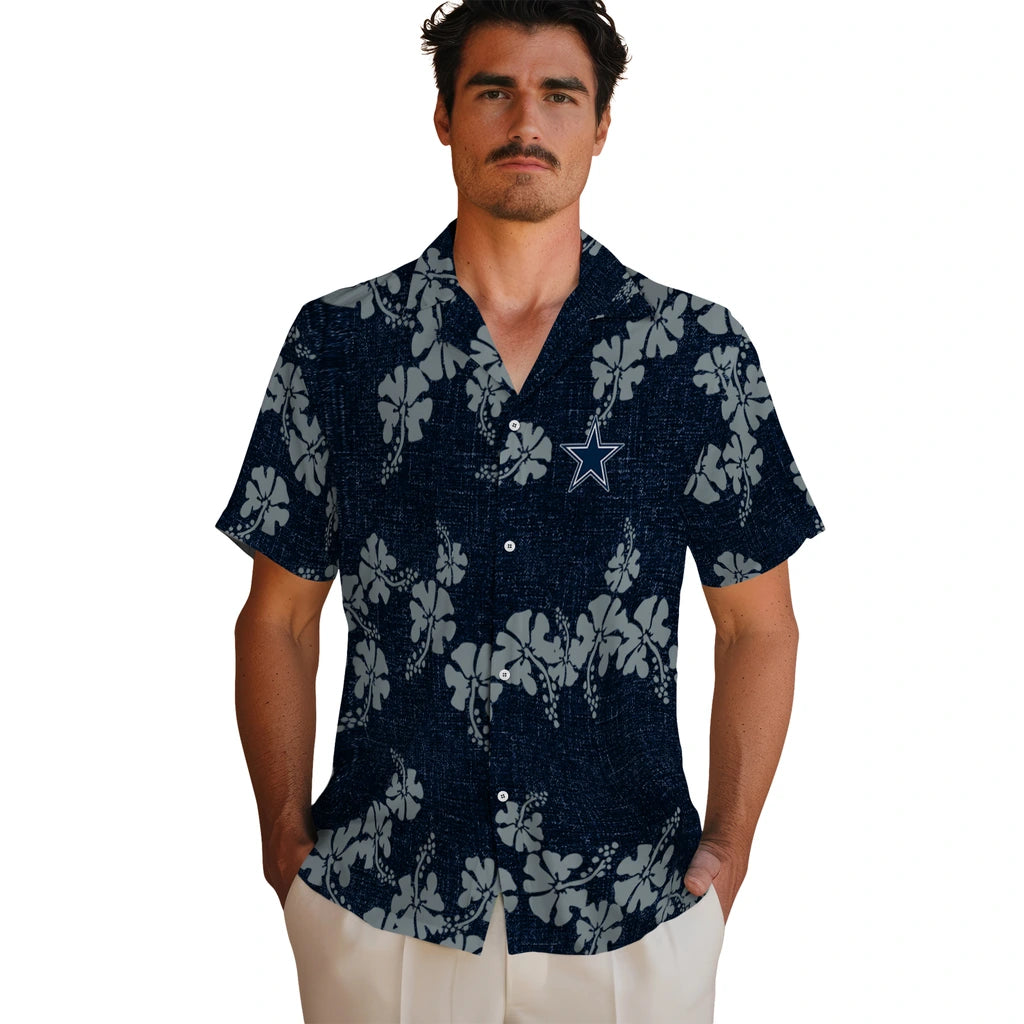 Dallas Cowboys Hawaiian Shirt - 50th State Flower | Moonbestprint