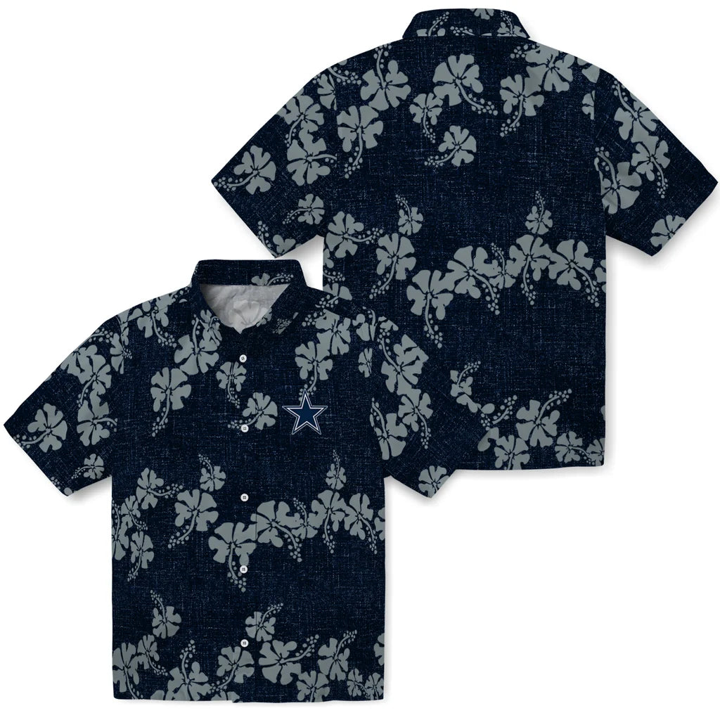 Dallas Cowboys Hawaiian Shirt - 50th State Flower | Moonbestprint
