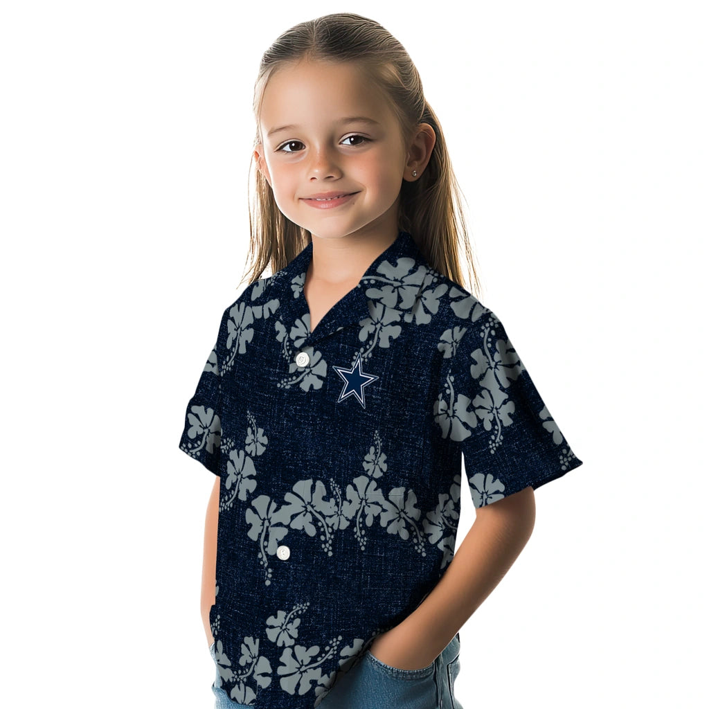 Dallas Cowboys Hawaiian Shirt - 50th State Flower | Moonbestprint