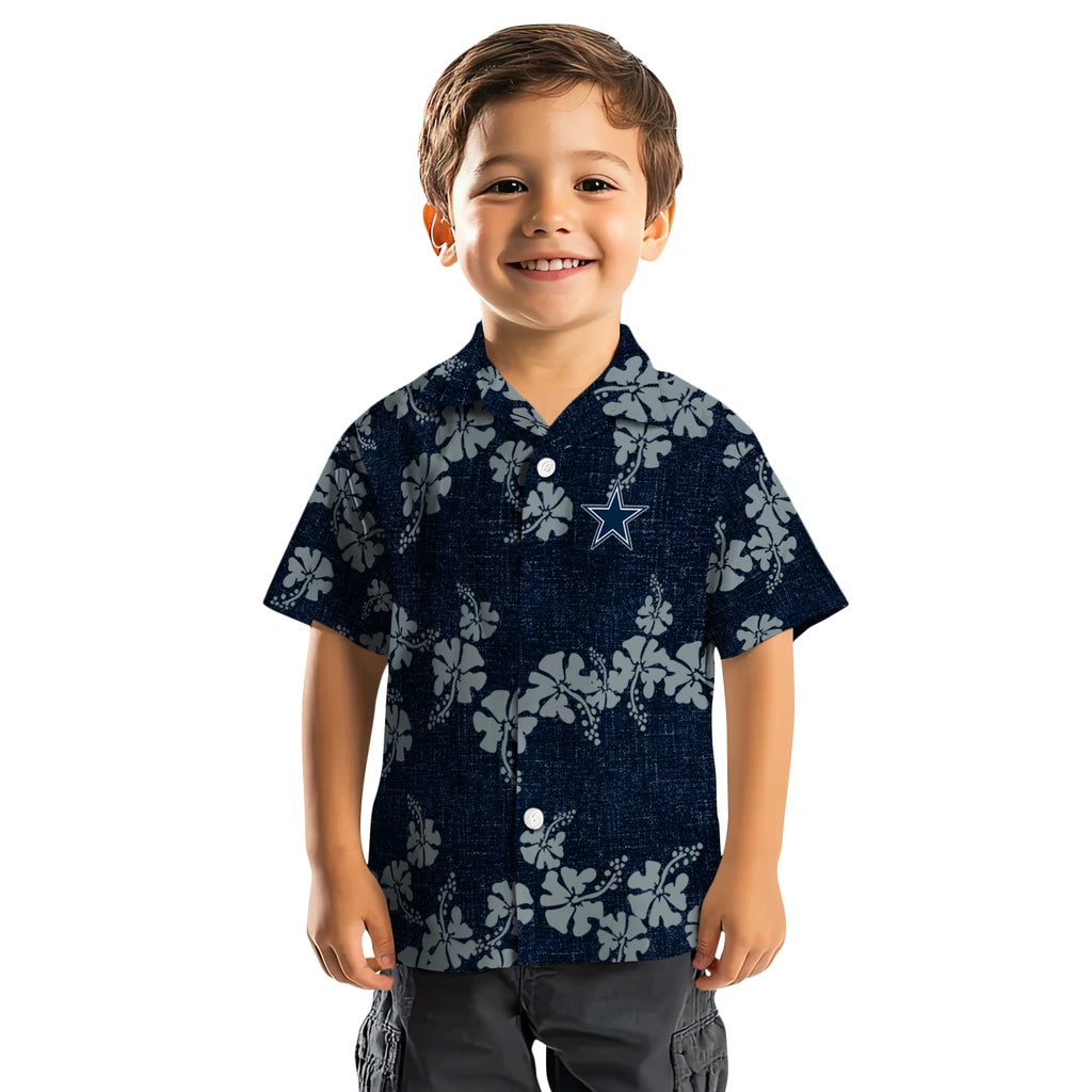 Dallas Cowboys Hawaiian Shirt - 50th State Flower | Moonbestprint