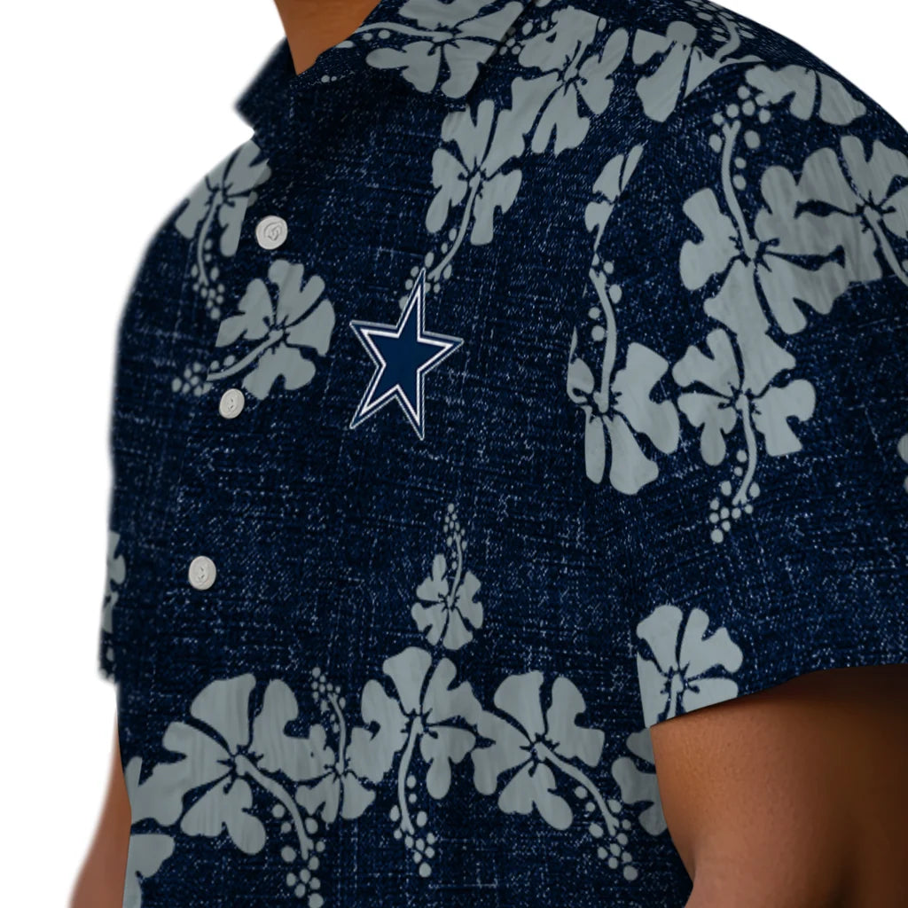 Dallas Cowboys Hawaiian Shirt - 50th State Flower | Moonbestprint