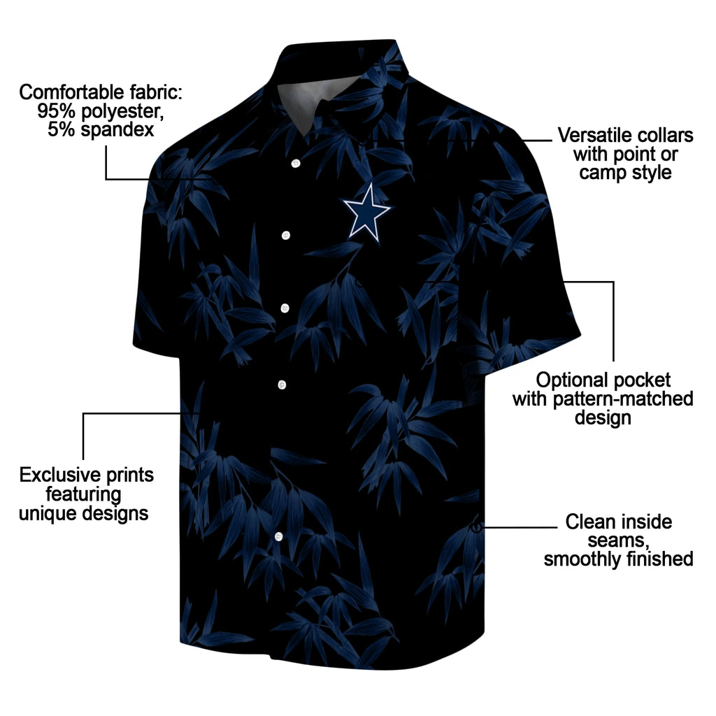 Dallas Cowboys Hawaiian Shirt - Bamboo Branches | Moonbestprint