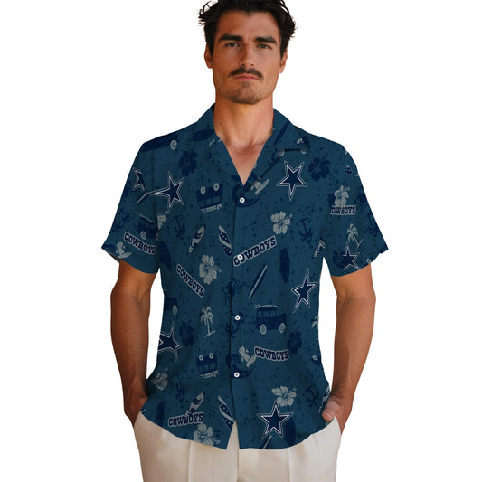 Dallas Cowboys Hawaiian Shirt - Beach Vibe | Moonbestprint