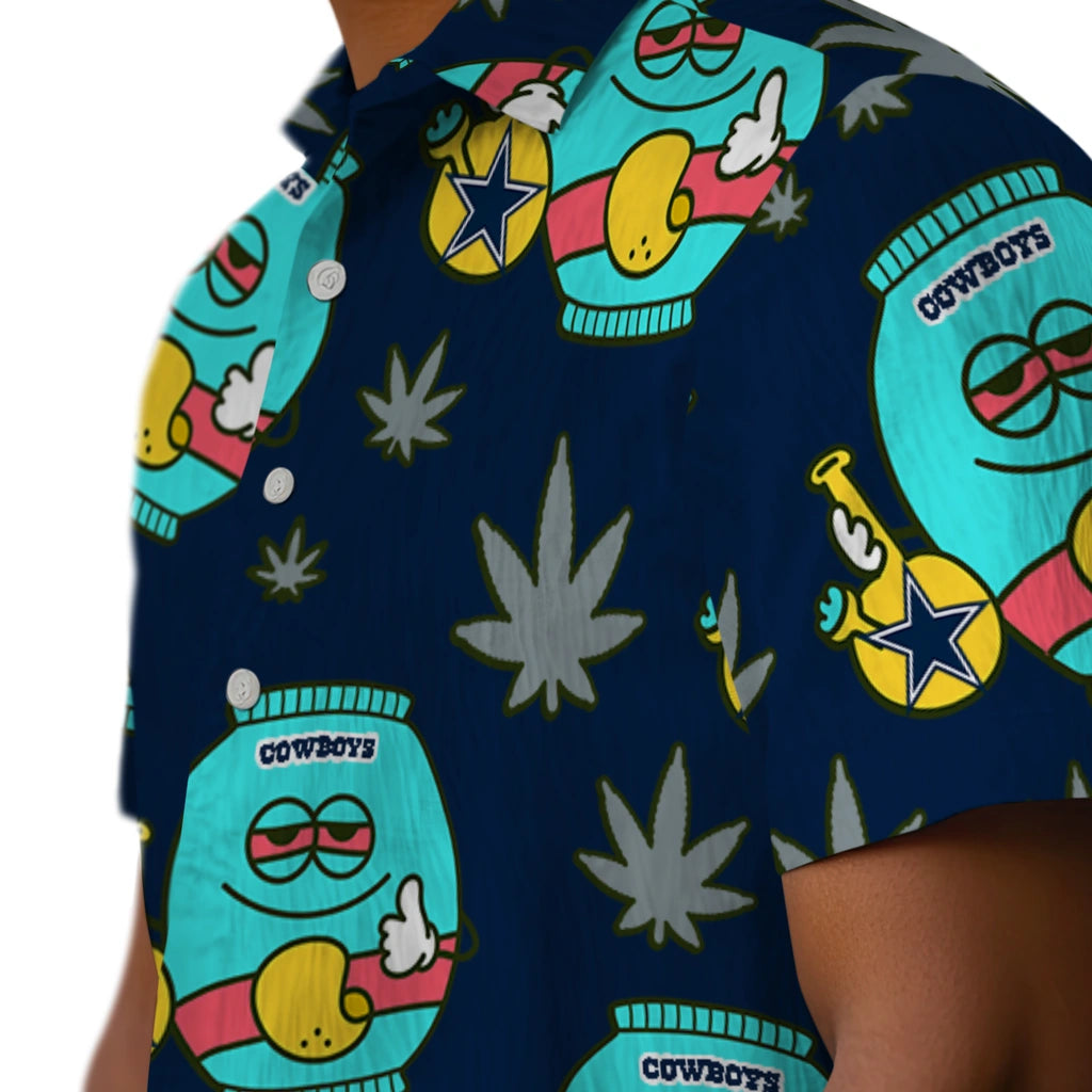 Dallas Cowboys Hawaiian Shirt - Chill Vibe | Moonbestprint