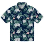 Dallas Cowboys Hawaiian Shirt - Flamingo and Hibiscus | Moonbestprint