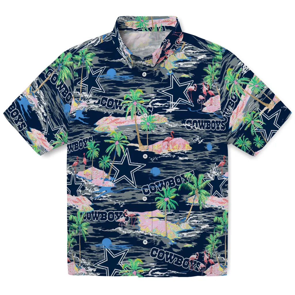 Dallas Cowboys Flamingo Retreat 2026 Hawaiian Shirt – Moonbestprint
