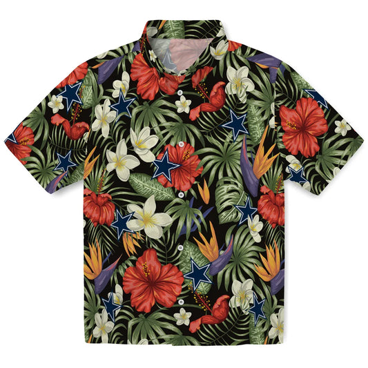 Dallas Cowboys Hawaiian Shirt - Hawaii Floral Hibiscus | Moonbestprint