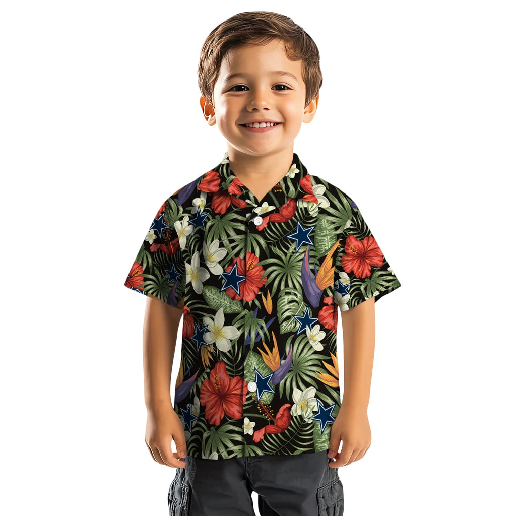 Dallas Cowboys Hawaiian Shirt - Hawaii Floral Hibiscus | Moonbestprint