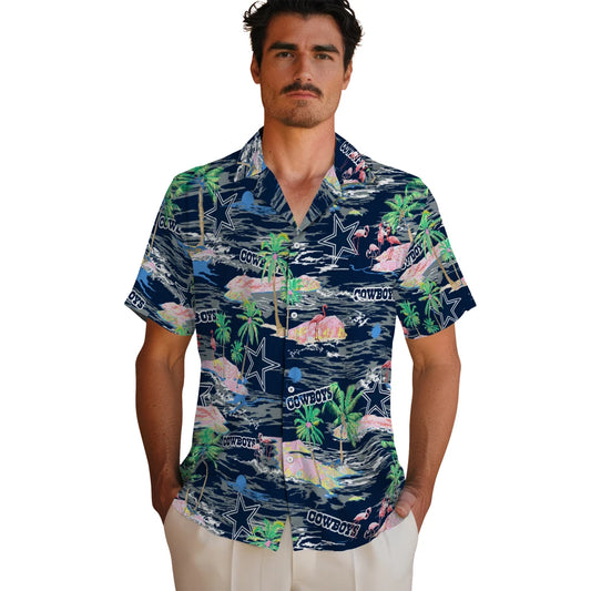 Dallas Cowboys Hawaiian Shirt - Hawaii Island | Moonbestprint