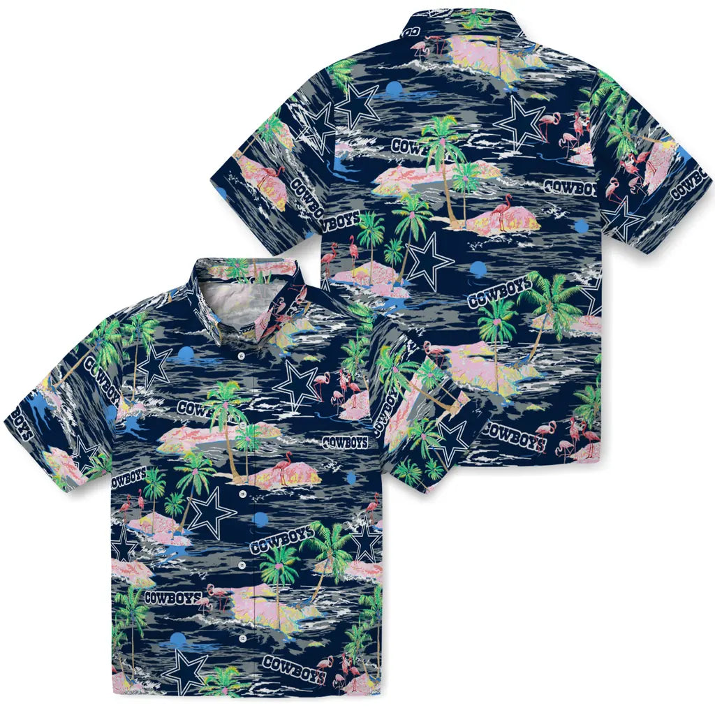 Dallas Cowboys Hawaiian Shirt - Hawaii Island | Moonbestprint