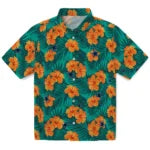 Dallas Cowboys Hawaiian Shirt - Hibiscus and Palm Leaves | Moonbestprint
