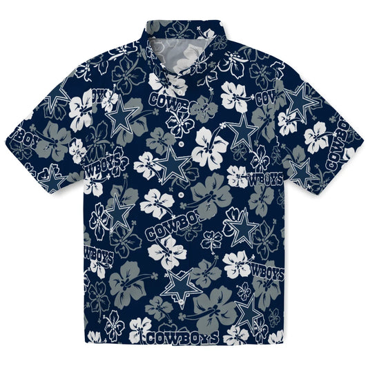 Dallas Cowboys Hibiscus Bloom Hawaiian Shirt – Moonbestprint
