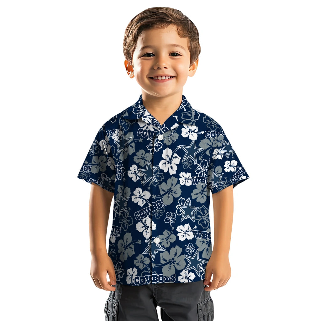 Dallas Cowboys Hibiscus Bloom Hawaiian Shirt – Moonbestprint