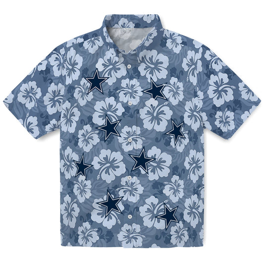 Dallas Cowboys Hawaiian Shirt - Hibiscus Cluster | Moonbestprint