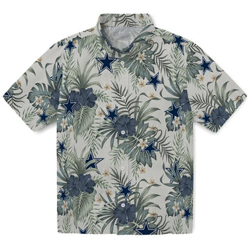 Dallas Cowboys Hawaiian Shirt - Hibiscus Designs | Moonbestprint