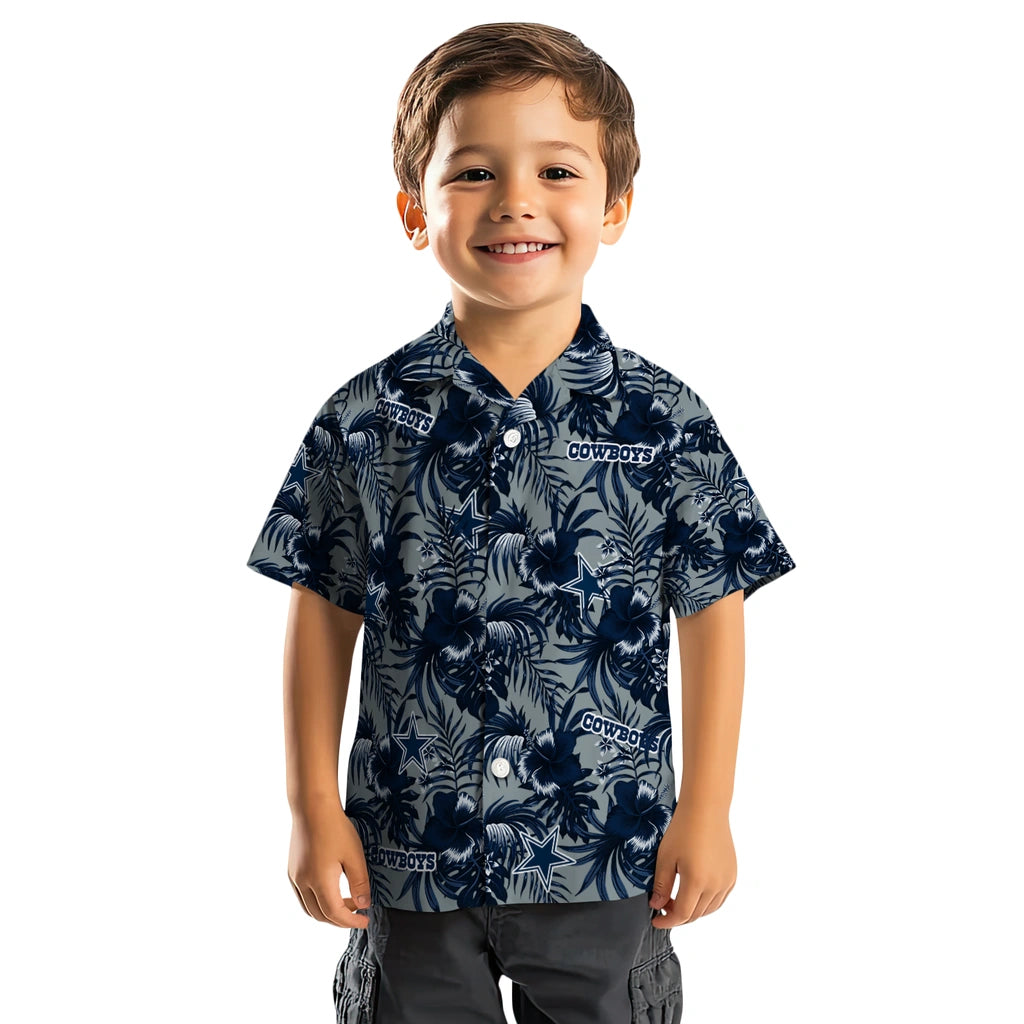 Dallas Cowboys Hawaiian Shirt - Hibiscus Exotic | Moonbestprint
