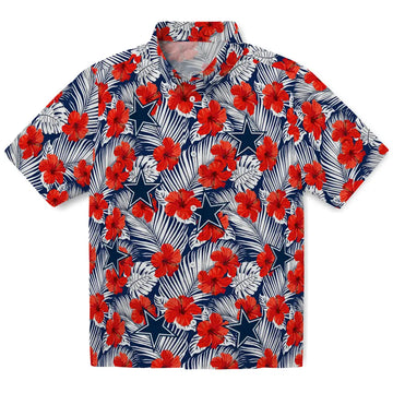 Dallas Cowboys Hawaiian Shirt - Hibiscus Fiesta | Moonbestprint