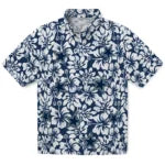 Dallas Cowboys Hawaiian Shirt - Hibiscus Motif | Moonbestprint