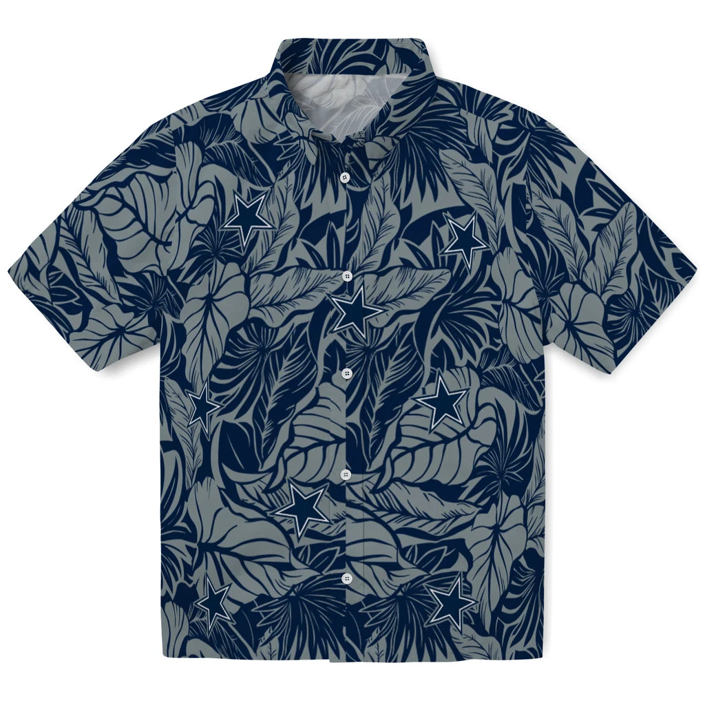 Dallas Cowboys Hawaiian Shirt - Monstera Layer | Moonbestprint
