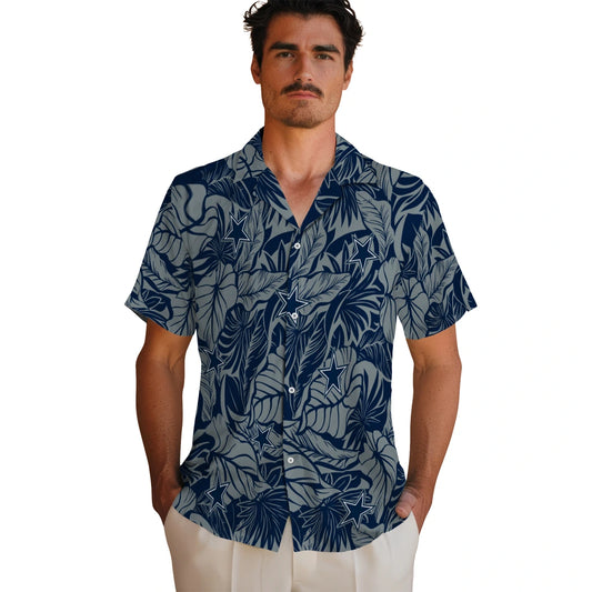 Dallas Cowboys Hawaiian Shirt - Monstera Layer | Moonbestprint